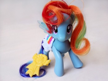 "My Little Pony" enjoying the fact that it started the unicorn trend.