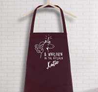 Unicorn Kitchen Apron