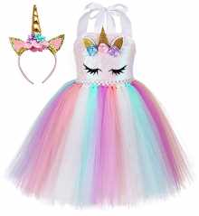 Unicorn Tutu Dress for Birthday Girl