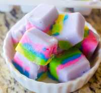 Rainbow Yoghurt Bites