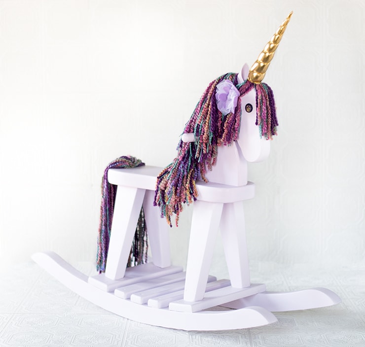 DIY- vintage rocking unicorn